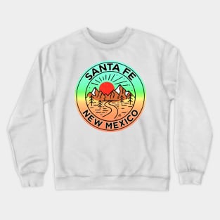 Santa Fe Ski New Mexico Skiing Basin Crewneck Sweatshirt